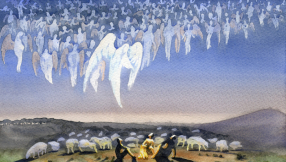 The first Christmas song to be sung in churches