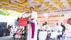 Church of South India stages protest against anti-Christian descrimination