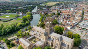 Worcester Cathedral begins project to restore at-risk tower pinnacles
