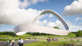 First segments of Eternal Wall of Answered Prayer near Birmingham completed