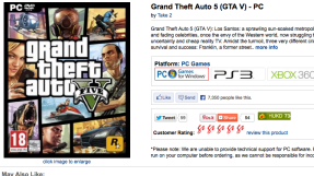 GTA 5 PC release date November 22? Pre-order available for $39 by UK retailer Game Seek