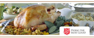 Salvation Army Thanksgiving food baskets for Boston\'s most needy