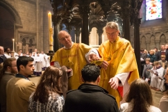 Dawn baptisms at Durham Cathedral 