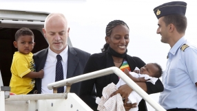 Meriam Ibrahim meets Pope Francis in Rome