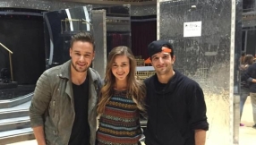 Sadie Robertson surprised by One Direction\'s Liam Payne during \'Dancing With The Stars\' rehearsal