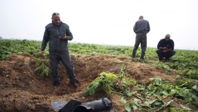 Israel bombs Hamas base in Gaza after rocket hits southern Israel