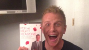 Christian Bachelor star Sean Lowe jokes why people should buy his new book on faith and love