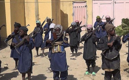 Suspected Boko Haram Twitter account suspended over pictures believed to show child soldier training camp