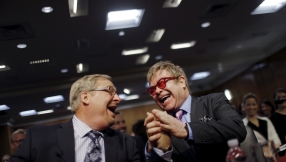 Rick Warren criticised for making joke about kissing Elton John