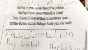 Sadie Robertson was already thinking about the Bible back in elementary school