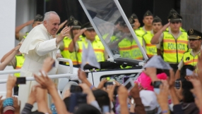 Pope Francis brings message of hope as he lands in Ecuador to start Latin America trip