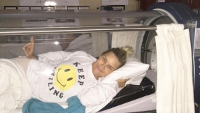 \'RHOBH\' star Yolanda Foster continues fight against Lyme disease, posts photo in hyperbaric chamber