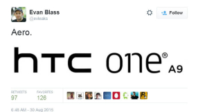 HTC Aero to debut as HTC One M9
