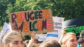 In pictures: Refugee solidarity demonstration sees tens of thousands march on Westminster