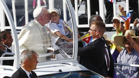 Pope Francis denounces killing of unborn children, \'throwing away\' of the elderly