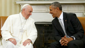 President Obama says Pope Francis  inspires him to become a better person