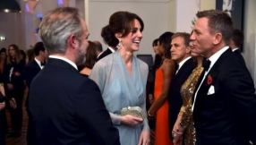 Kate Middleton attends \'Spectre\' premiere with Prince William