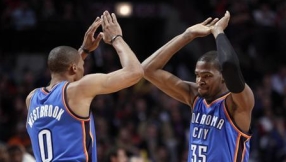 Oklahoma City Thunder news 2015: Kevin Durant, Russell Westbrook record double-doubles to beat Phoenix Suns