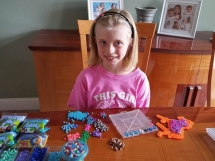 Girl, 8, makes crosses out of beads and sends them to police officers, firefighters all over U.S. \'to spread God\'s word\'