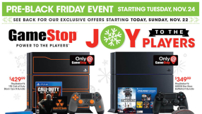 Black Friday 2015: GameStop pre-Black Friday deals