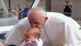 Another miracle from Pope Francis: Baby girl\'s brain tumour vanishes 2 months after he kissed her