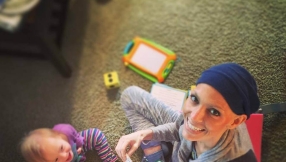 Smiling cancer-stricken singer Joey Feek out of bed and teaching her daughter Indy: Last Christmas together?