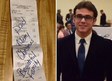 Muslim family touched by kindness of stranger who paid their dinner bill and wished them \'Merry Christmas\'