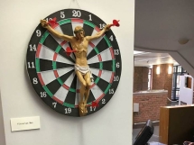 Rutgers University removes disrespectful Jesus \'art\' after outcry from students