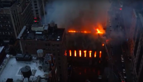 Massive fire destroys historic New York cathedral