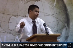 Protests outside California pastor\'s church over anti-gay comments