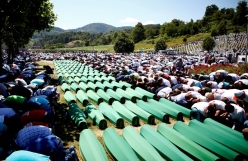 Serbs boycott Srebrenica funerals over \'genocide\' claim