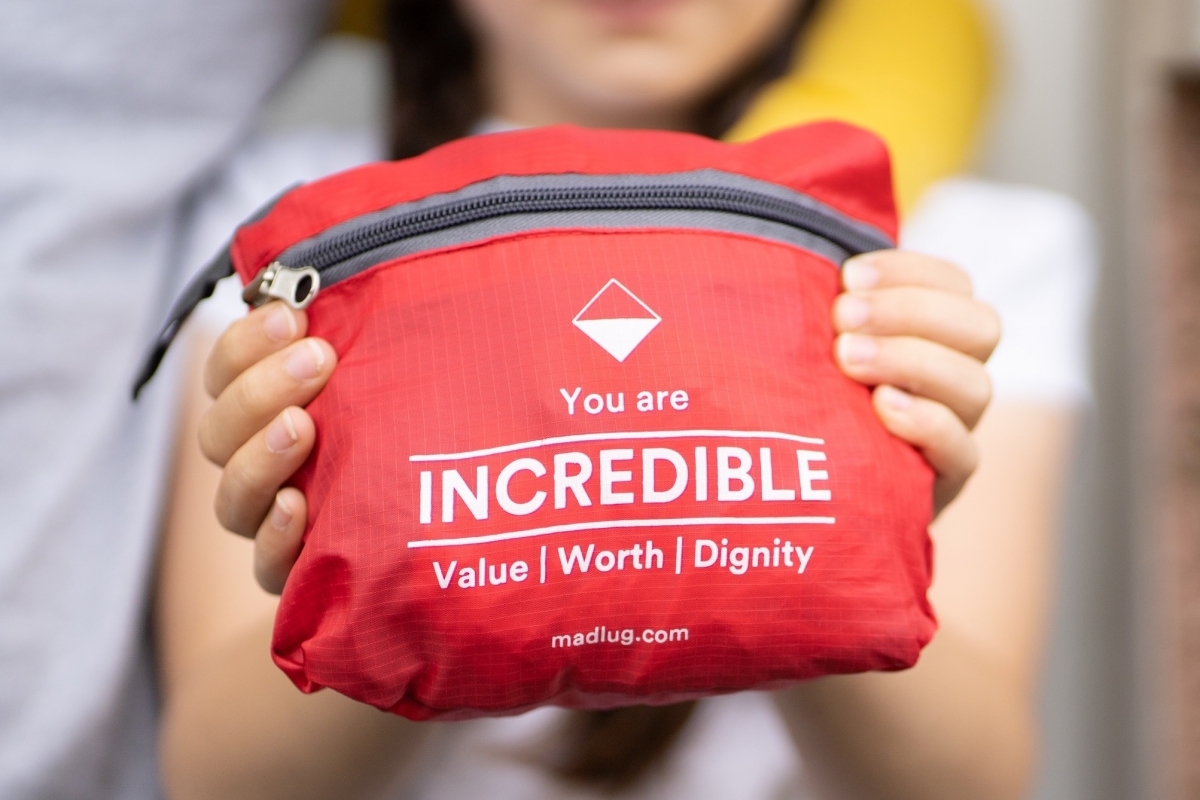 Value, worth and dignity: the bag bringing a message of love to the ...