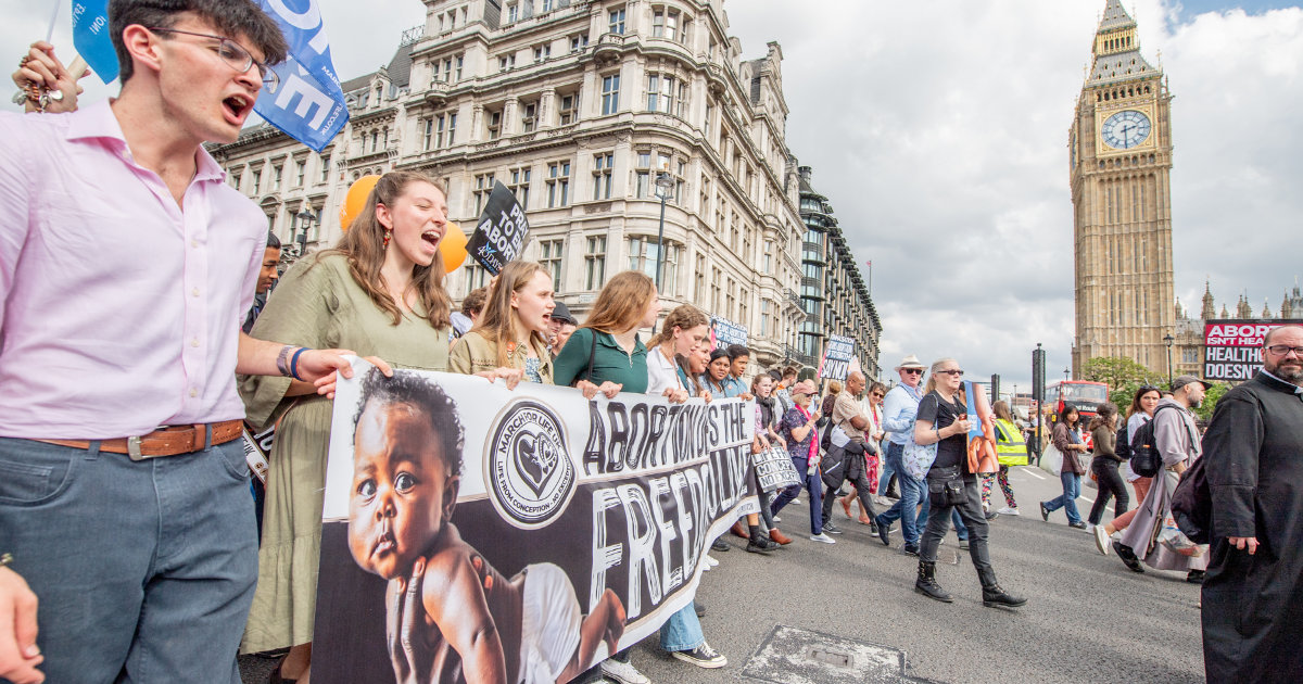 Thousands March for Life through London - Christian Today