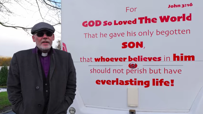 Pastor says police officer warned him Bible verse could be seen as hate speech