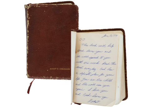 Kim Kardashian pays $80K to buy Bible her dad gave to OJ Simpson