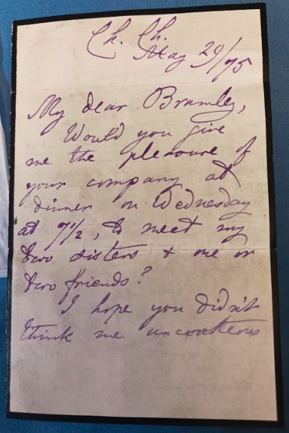 Correspondence from Alice in Wonderland author, Lewis Carroll, discovered in Lincoln Cathedral