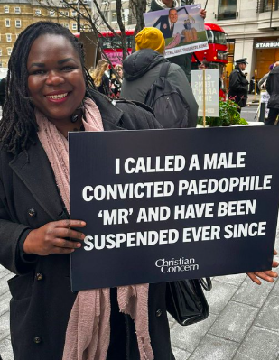 Christians join Westminster protest against puberty blockers trial