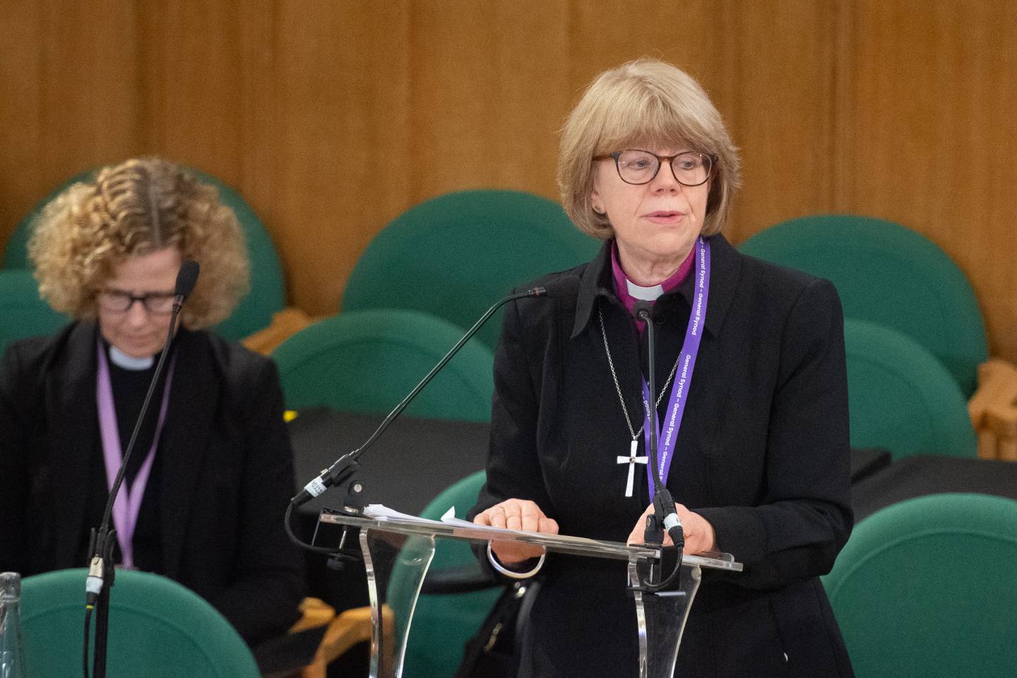 Sarah Mullally has reasons to be cheerful after her first Synod but there are storms ahead