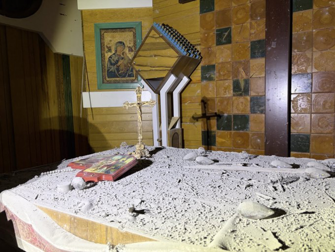 Iraqi Christian complex hit by suspected Iranian drone attack