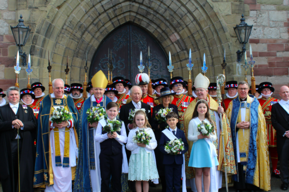 King Charles attends Royal Maundy service in Wales