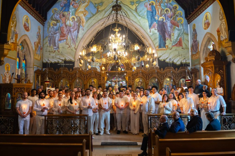 Greek Orthodox Church in Britain baptises 250 people