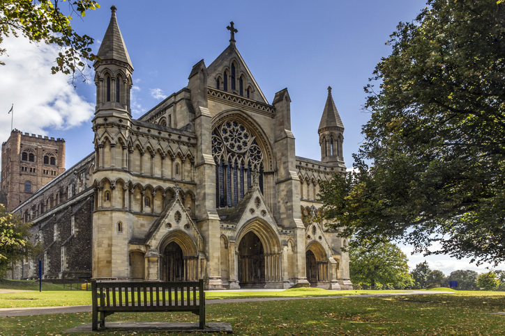In many English cities, cathedrals play a major role