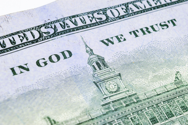 Why do American dollar bills say 'In God We Trust'?