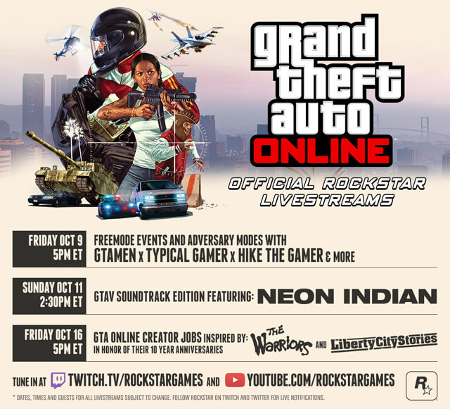 \'GTA V Online\' news: Rockstar Games provides livestream events ...